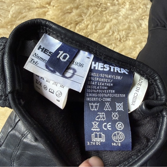 Hestra Power Heater Glove In Case Sz 10 - Picture 10 of 12